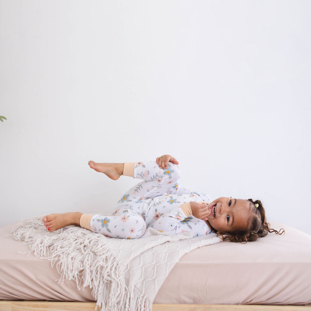 secret garden- Eczema-friendly bamboo pajamas for babies with sensitive skin