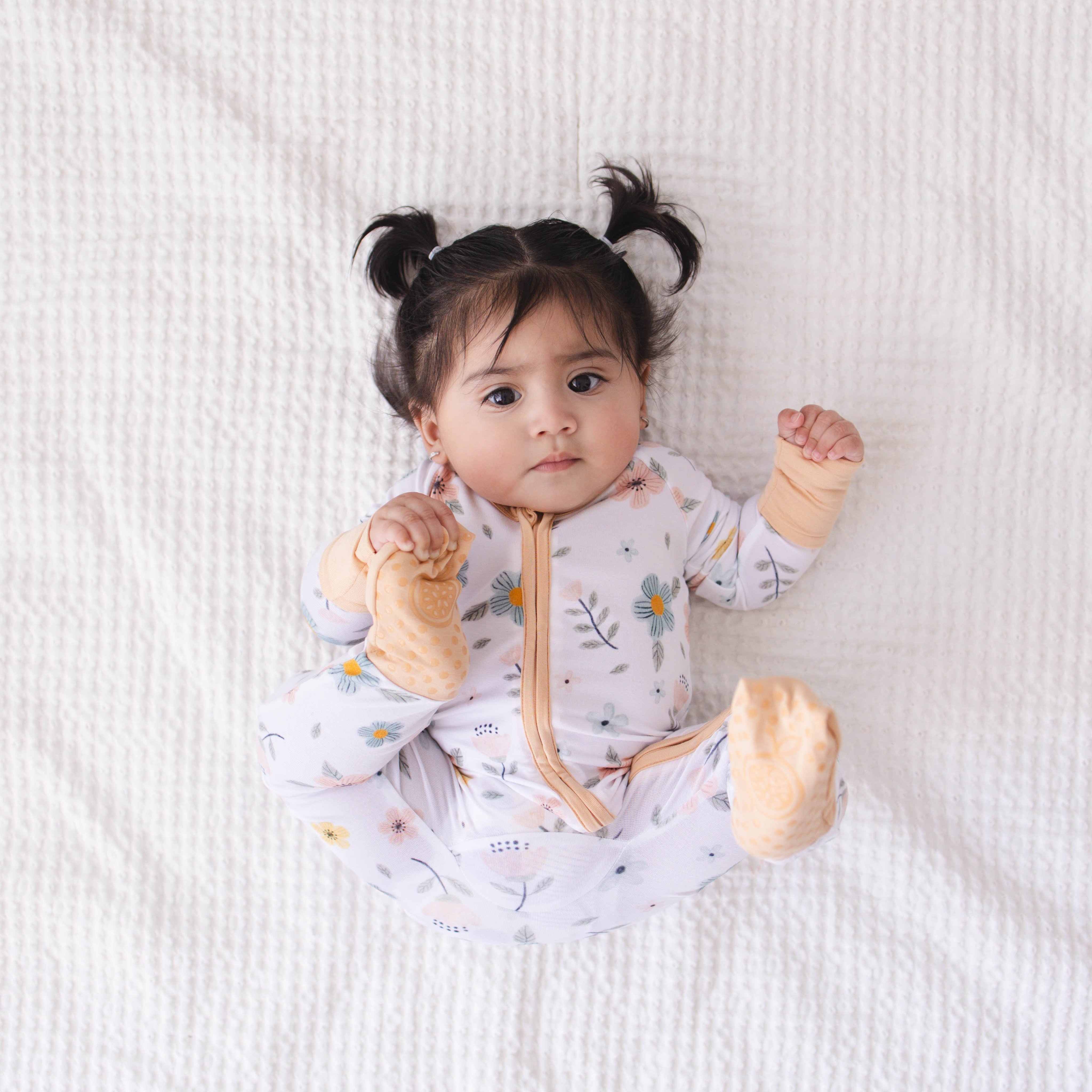 PassifloraKidz Organic Bamboo Baby Zippy Romper | Eco Sleepwear