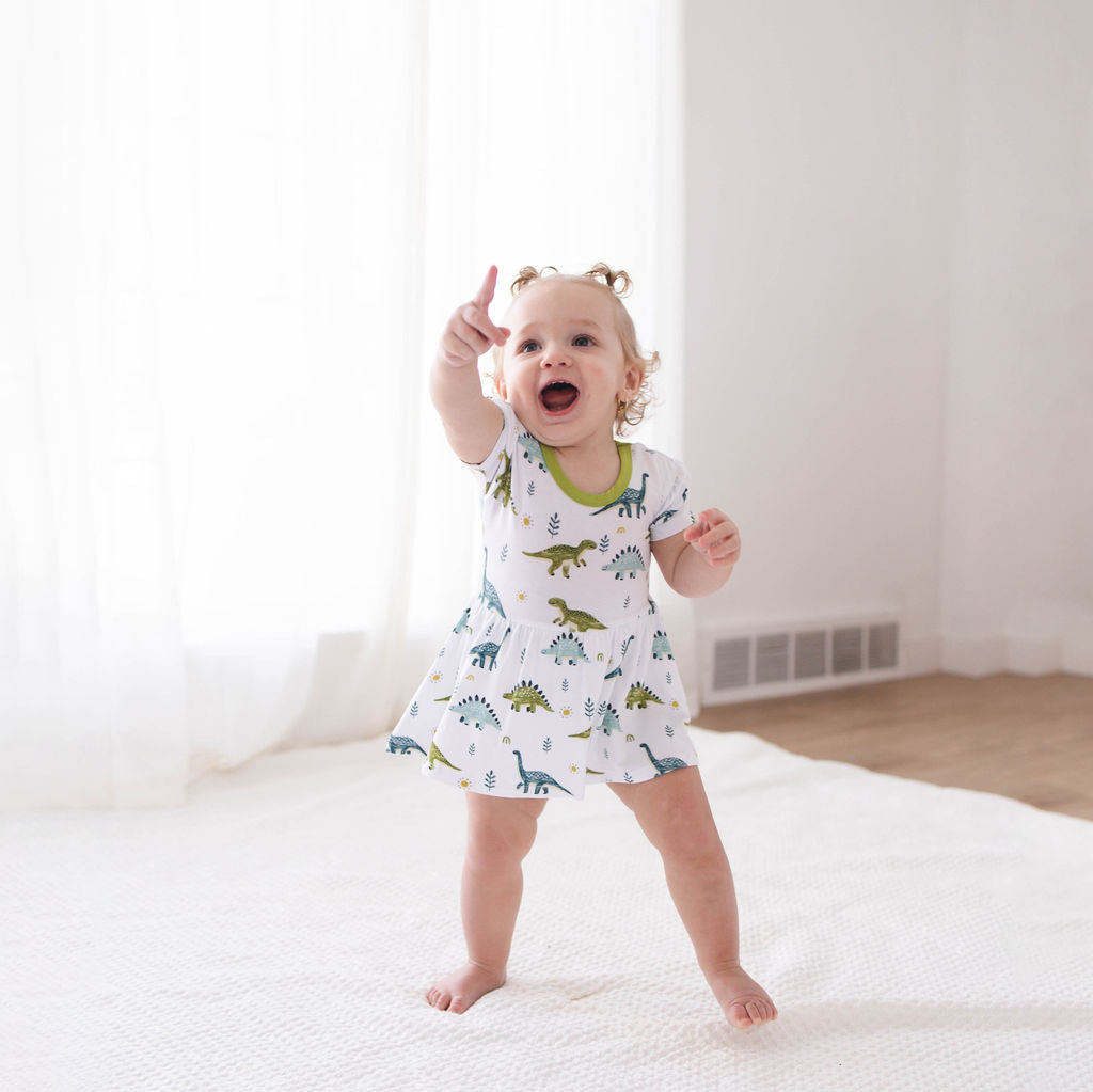 prehistoric pals - Soft bamboo pajamas for toddlers – Passiflora Kidz