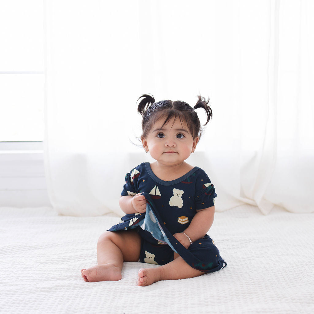 vintage playroom - Soft bamboo pajamas for toddlers – Passiflora Kidz