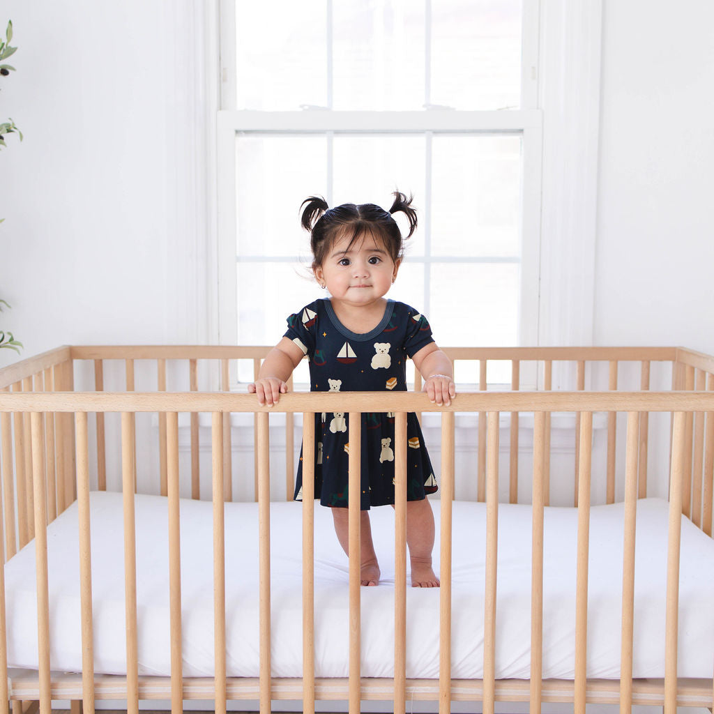 vintage playroom - Soft bamboo pajamas for toddlers – Passiflora Kidz