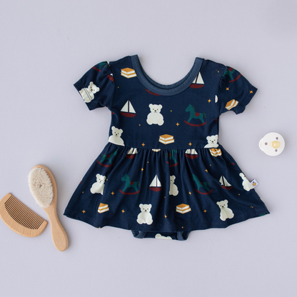 vintage playroom - Soft bamboo pajamas for toddlers – Passiflora Kidz