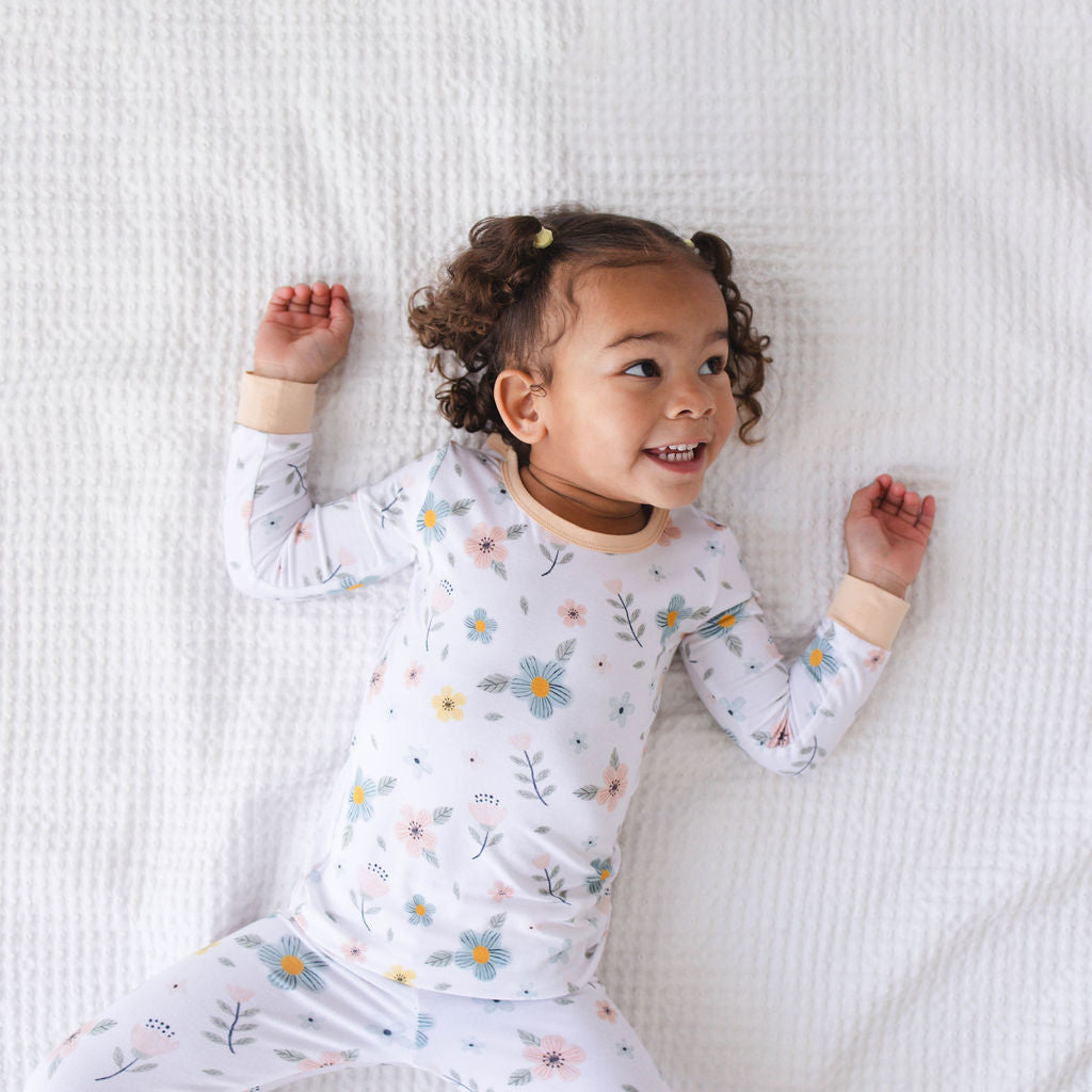 secret garden - Eczema-friendly bamboo pajamas for babies with sensitive skin