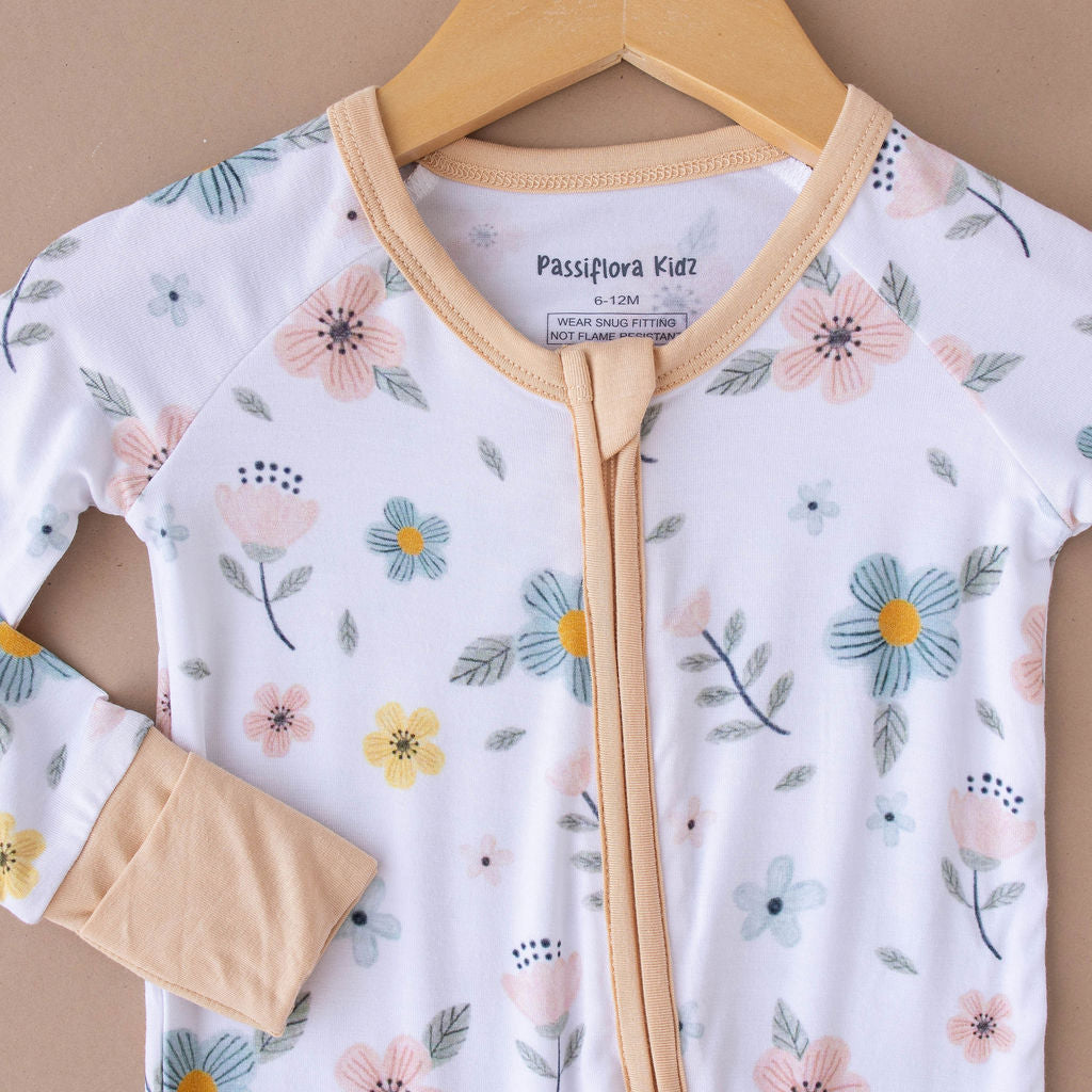secret garden - Eczema-friendly bamboo pajamas for babies with sensitive skin
