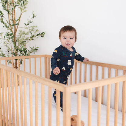 vintage playroom - Eczema-friendly bamboo pajamas for babies with sensitive skin