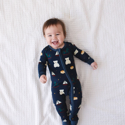 vintage playroom - Eczema-friendly bamboo pajamas for babies with sensitive skin